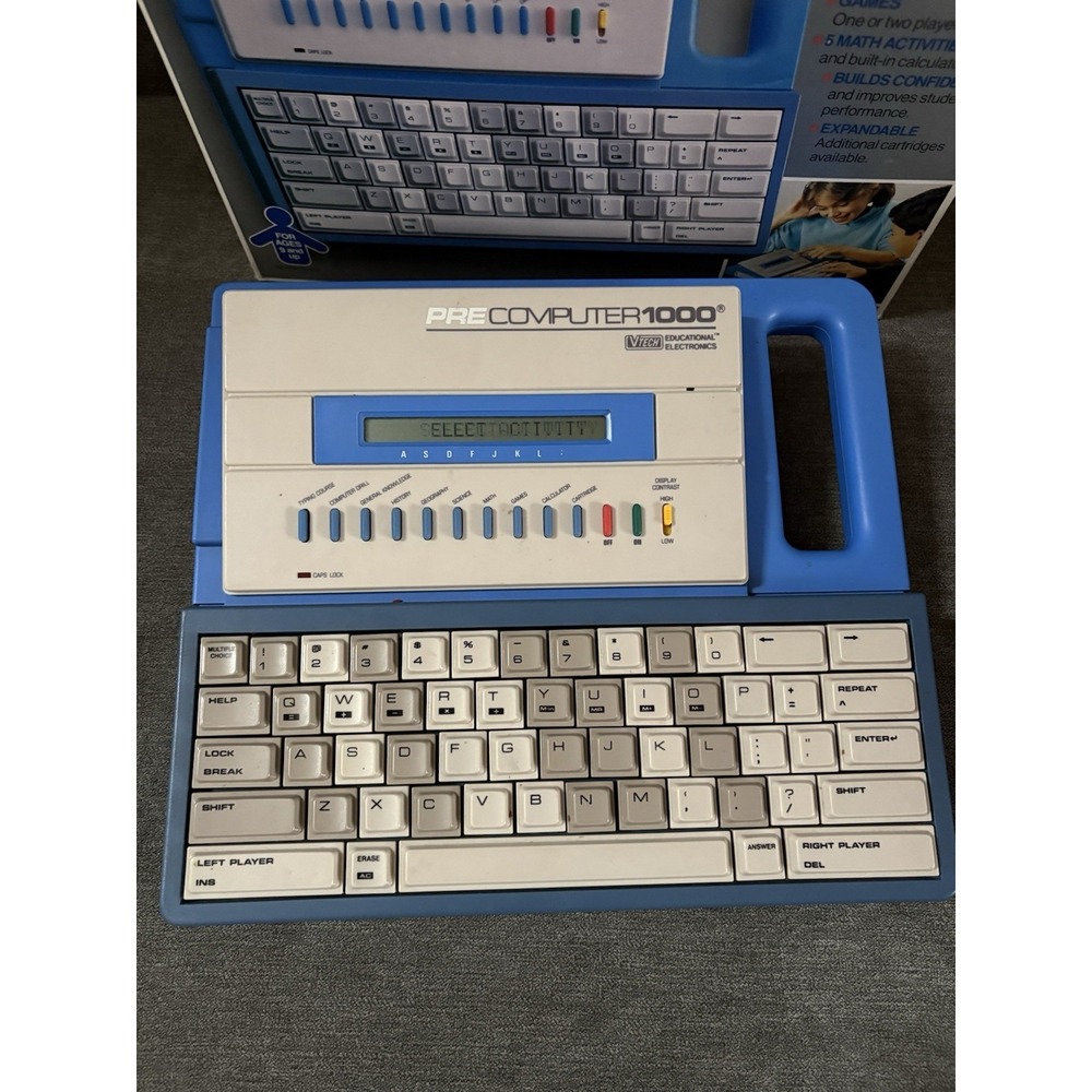 VTech PreComputer 1000 Video Technology Educational Electronics Tested - Picture 2 of 11